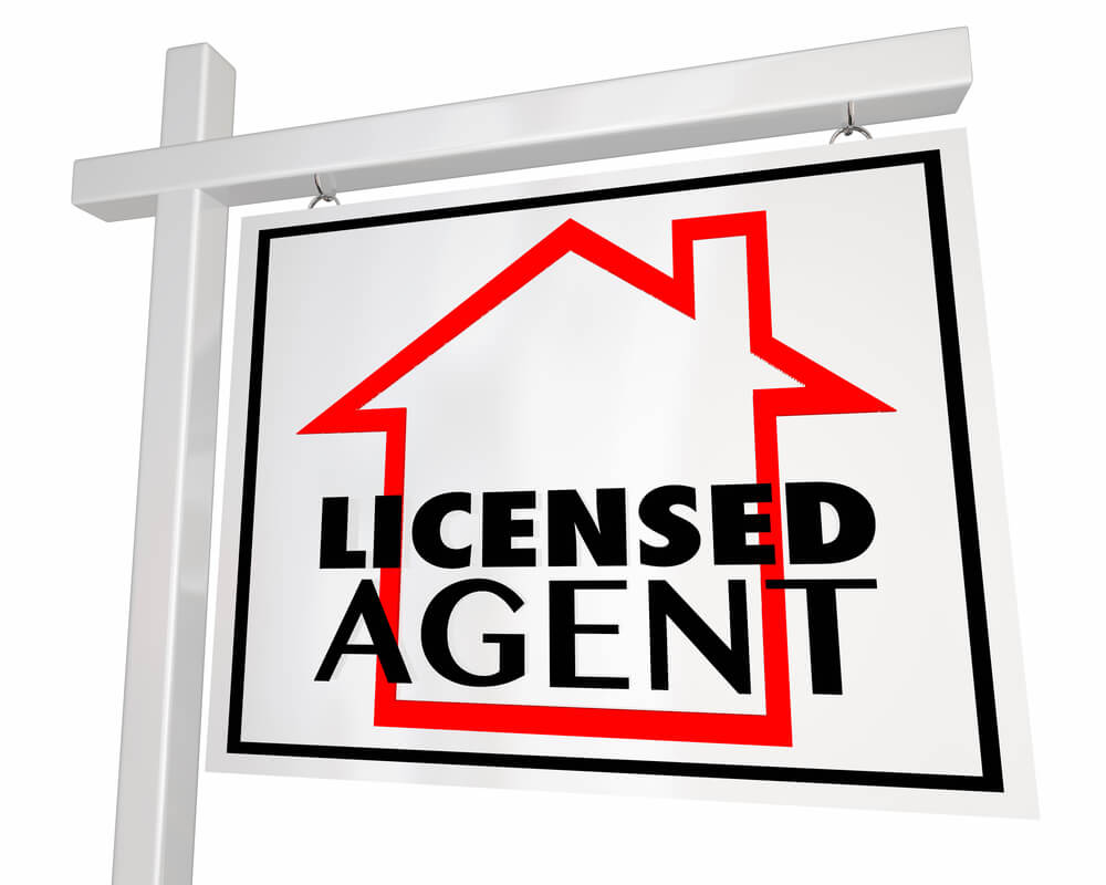 licensed agent signpost