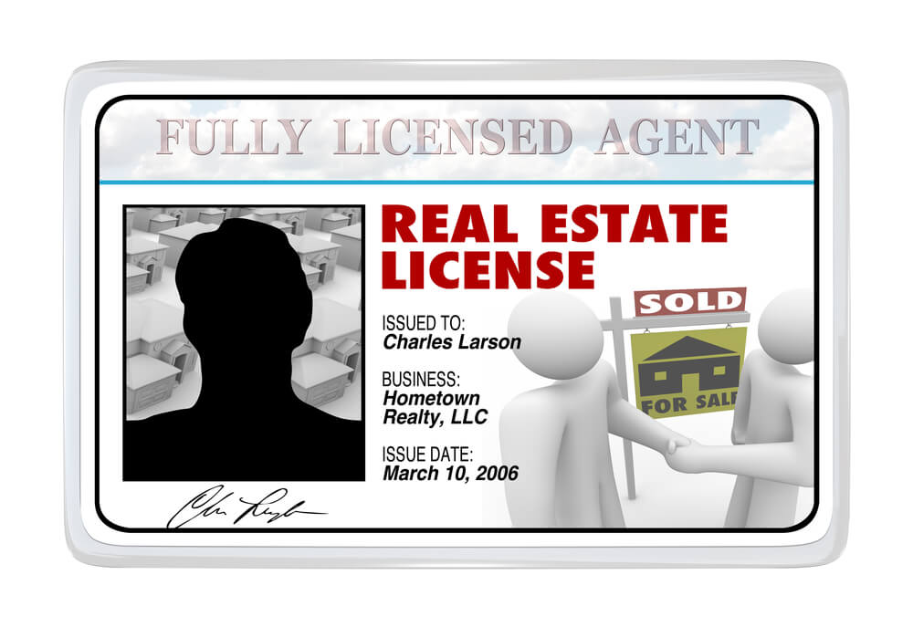 real estate license id