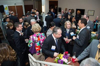 group of Realtors networking