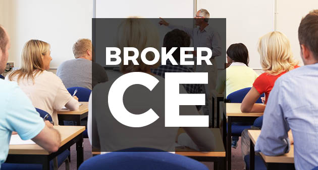 broker CE class image with people facing the lecturer