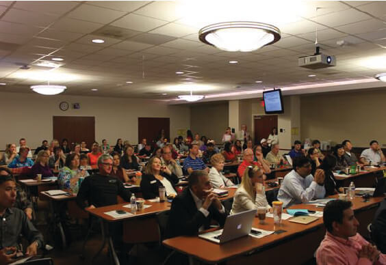 Classroom full of realtors