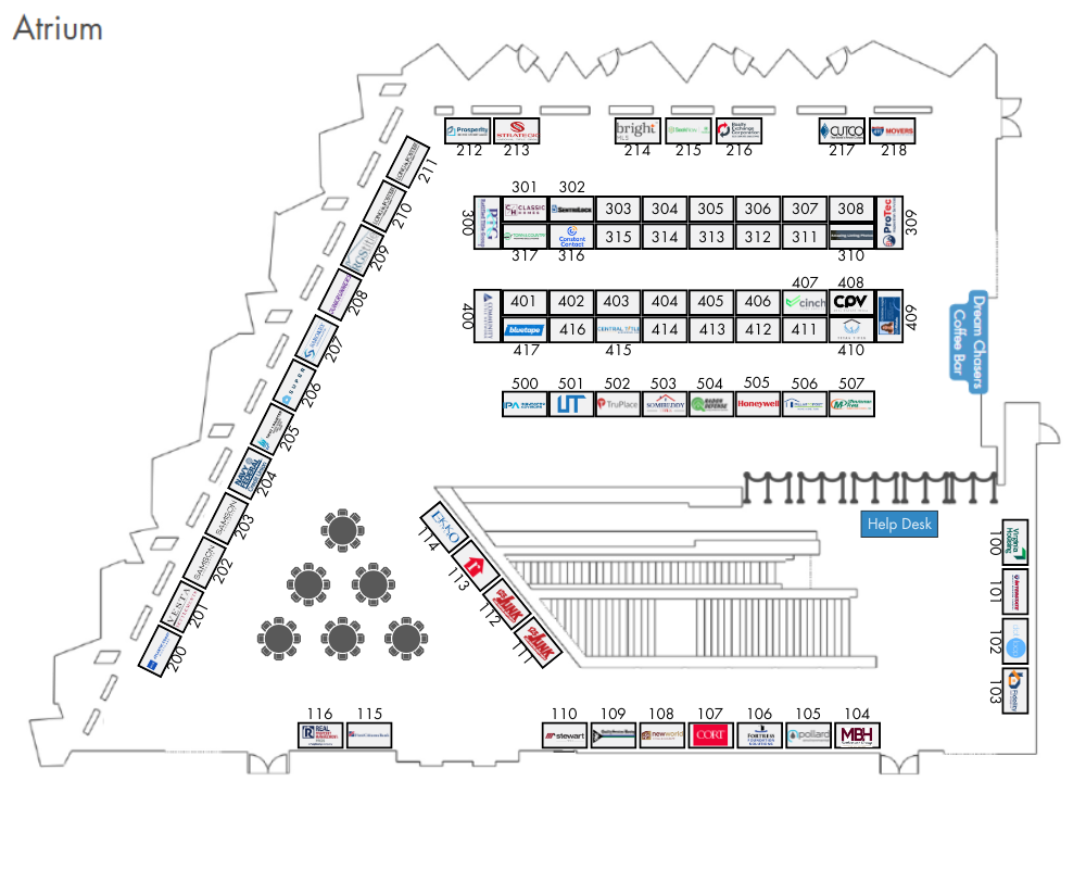 Current Exhibitor Map 9-2-25