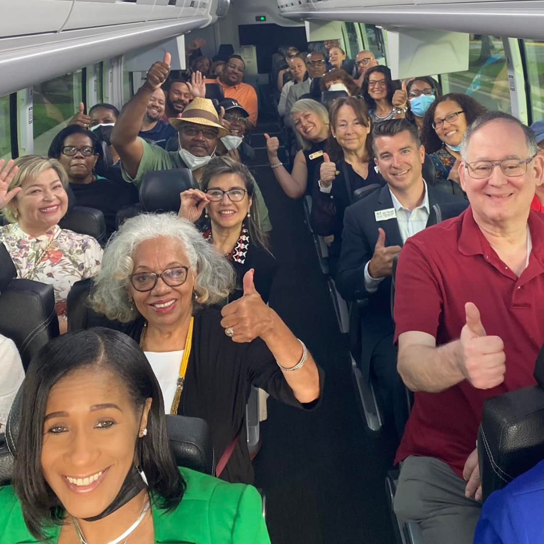 Realtors Riding a Bus