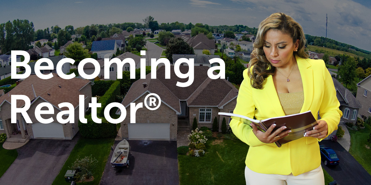 becoming a realtor banner