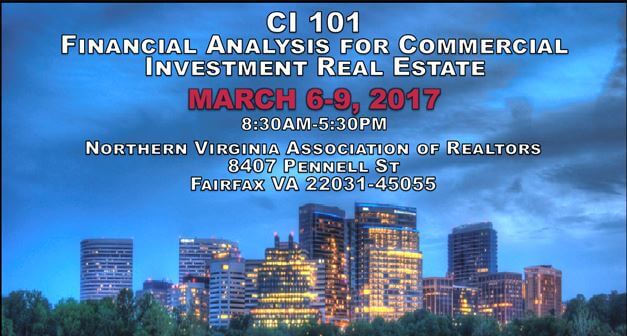 Commercial Investment for Real Estate class info