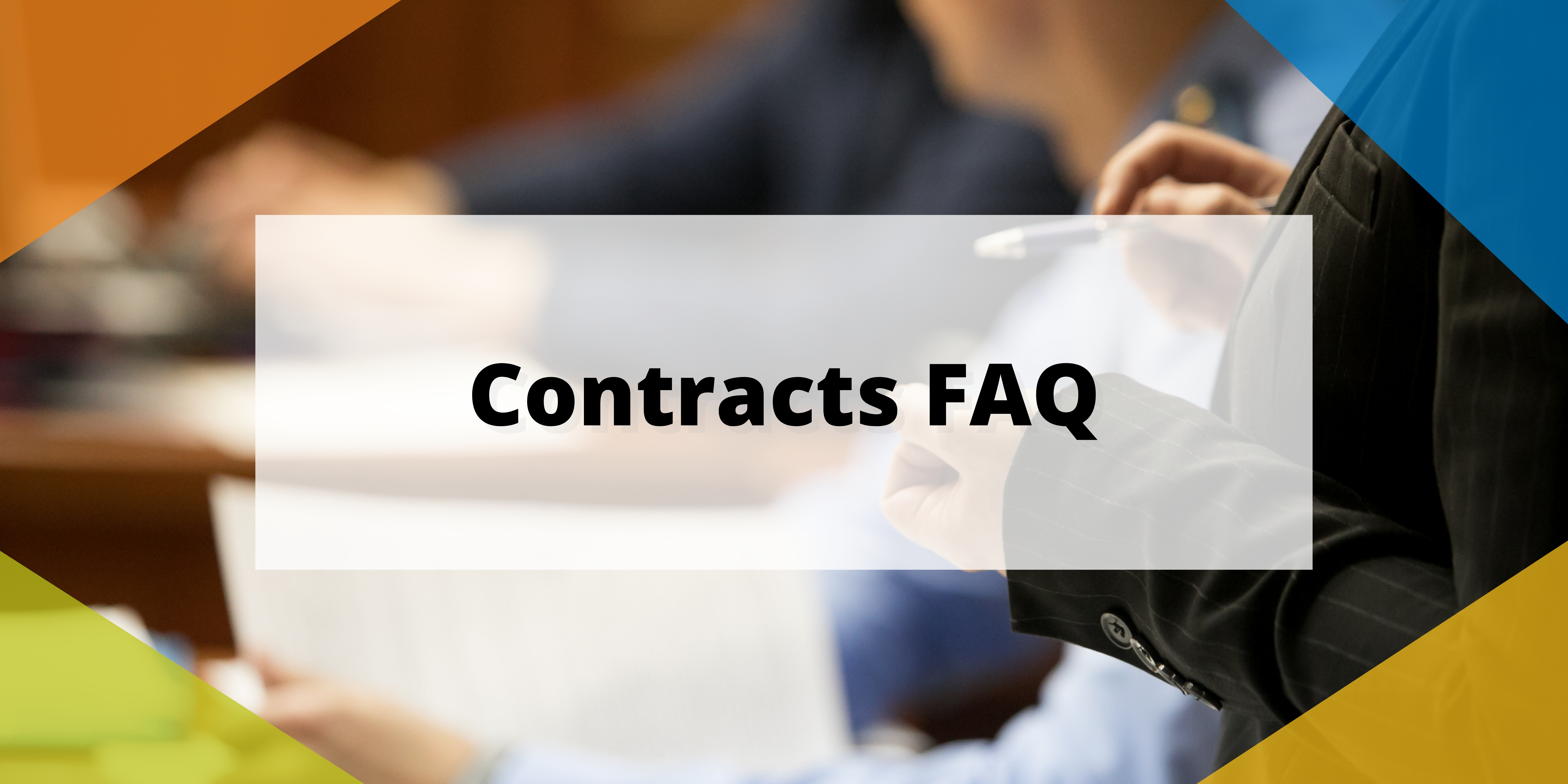 Contracts FAQ
