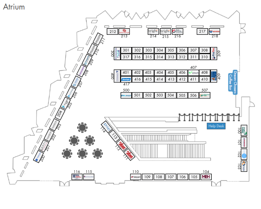 Current Exhibitor Map 6-27-25 morning