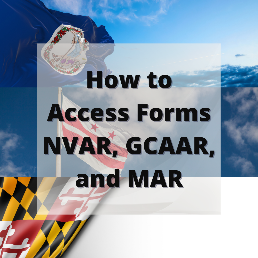 How to Access Forms NVAR, GCAAR, and MAR