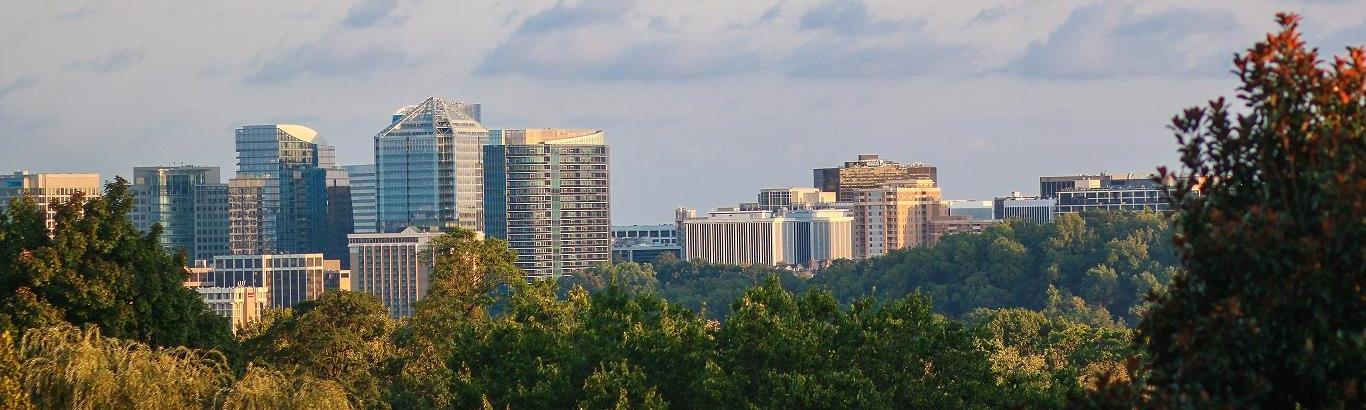 Northern Virginia rosslyn skyline