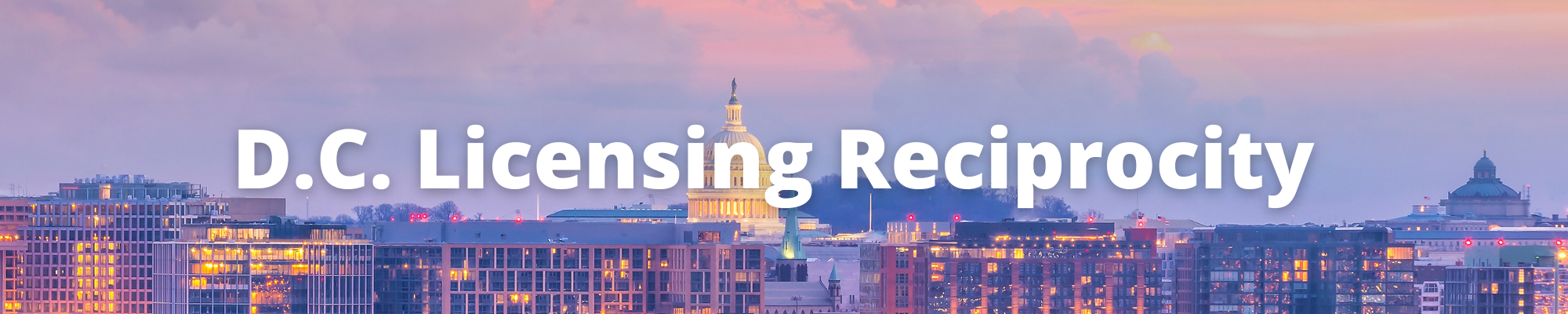 DC Licensing Reciprocity