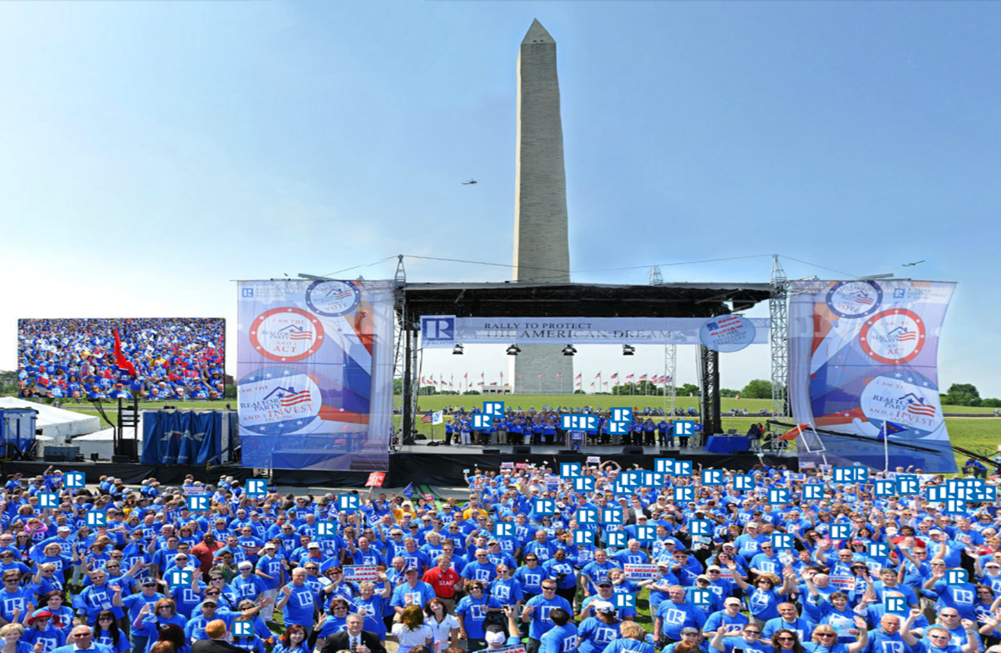 Realtors on the National Mall