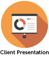 client presentation icon