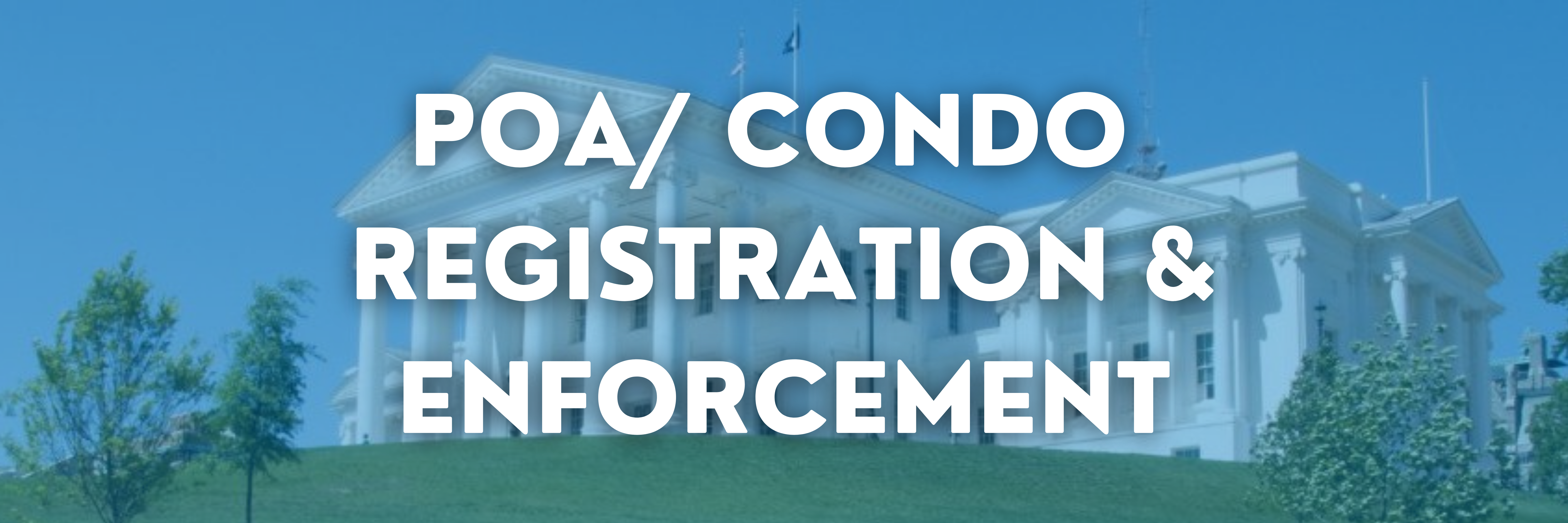 STATE - POA_ CONDO  REGISTRATION &amp; ENFORCEMENT