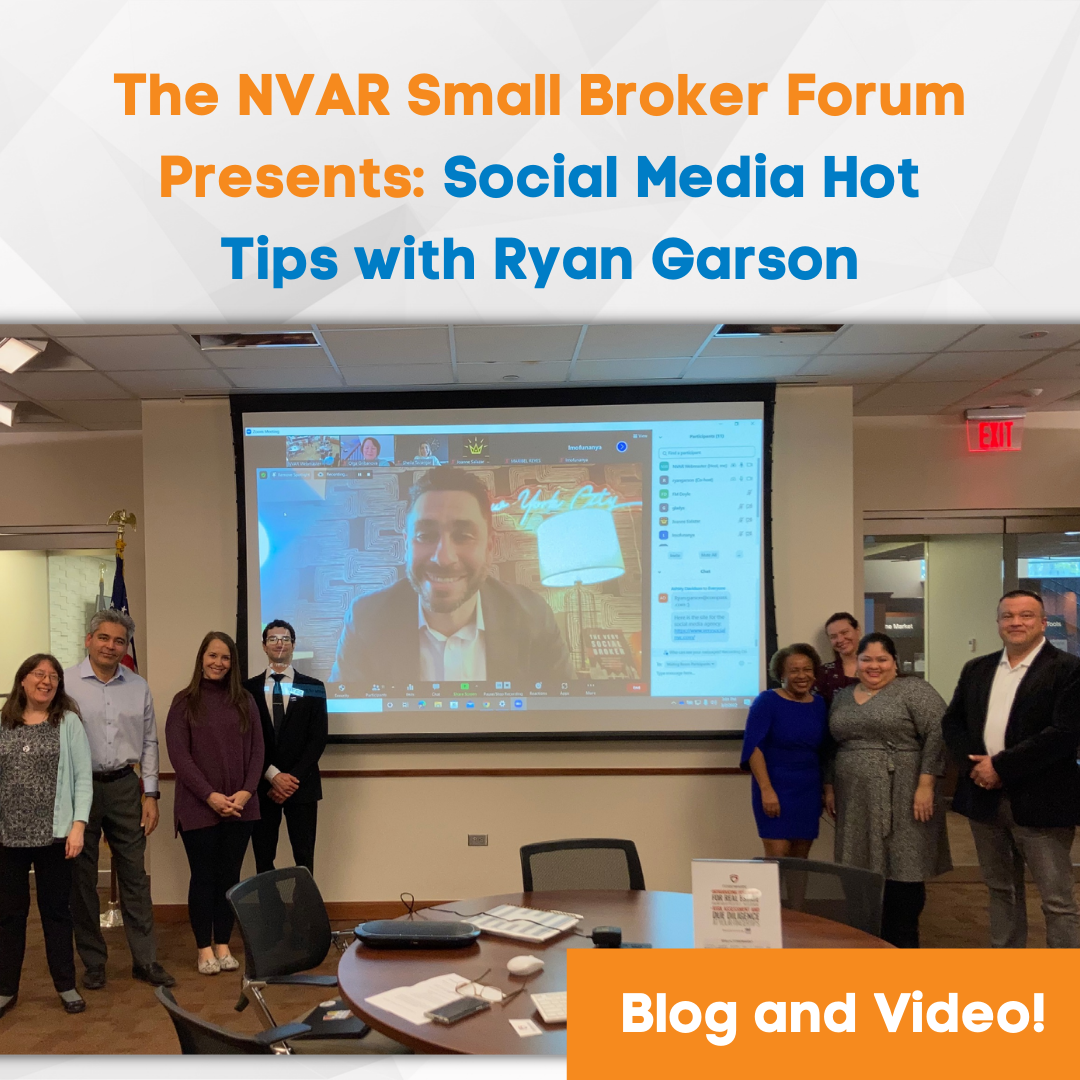 The NVAR Small Broker Forum Presents Social Media Hot Tips with Ryan Garson (1)