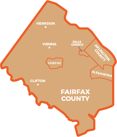 northern virginia map