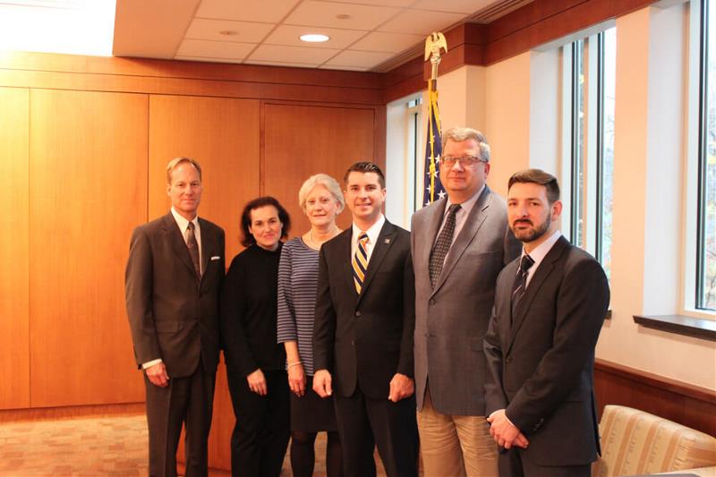 Ryan, Mary Beth with some Access National bank representatives