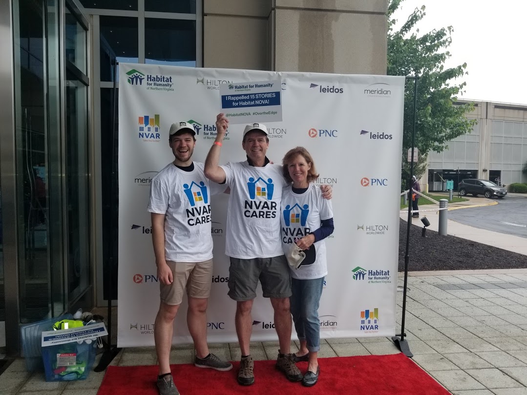 David Hawkins, McEnearney Associates, at Over the Edge