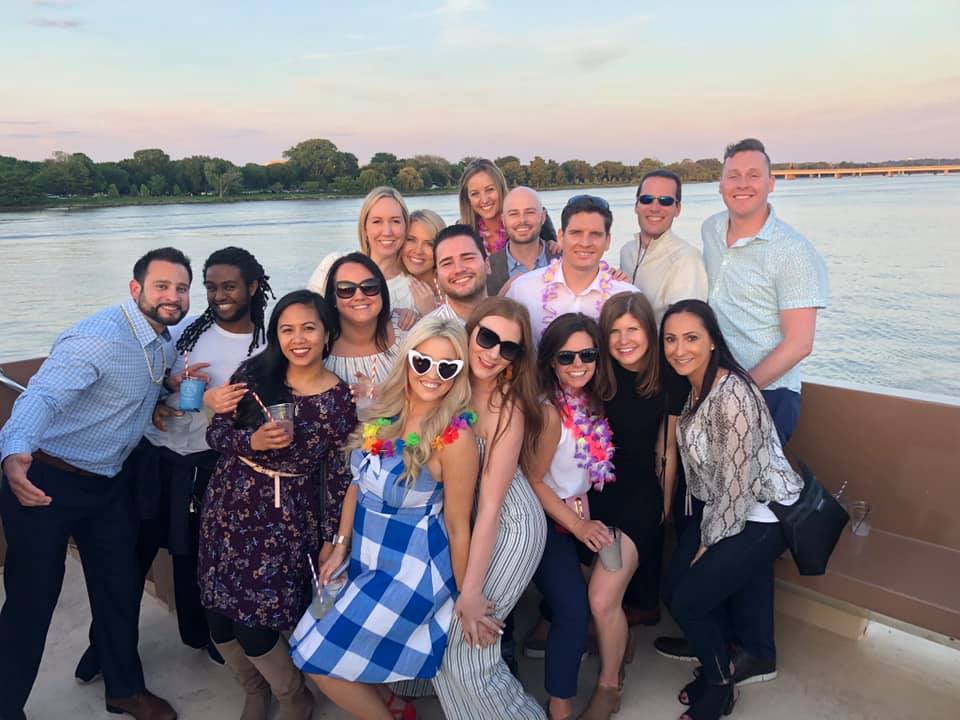 YPN group photo on 2019 midyear cruise