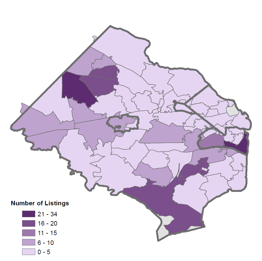 Figure 9. Townhome Active Listings March 2019