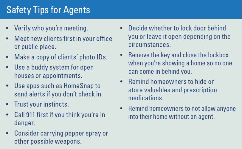Safety Tips for Agents