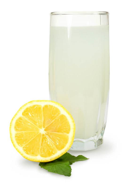 lemon and a glass of lemonade