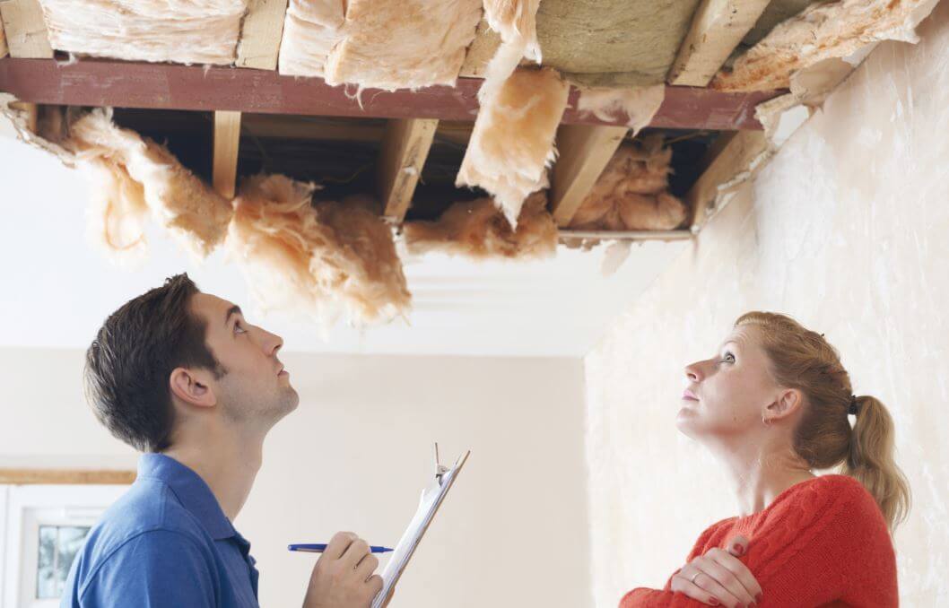 a roof inspection