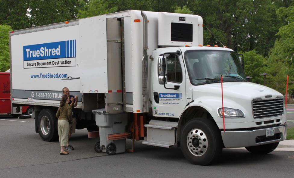 true shred vehicle at the event