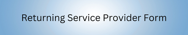Returning Service Provider Form