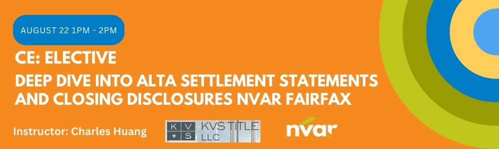 Join NVAR for these August Classes! - Image