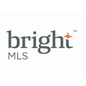 The image shows the Bright MLS logo with "bright" in dark gray and an orange star symbol. "MLS" is displayed below in smaller letters.