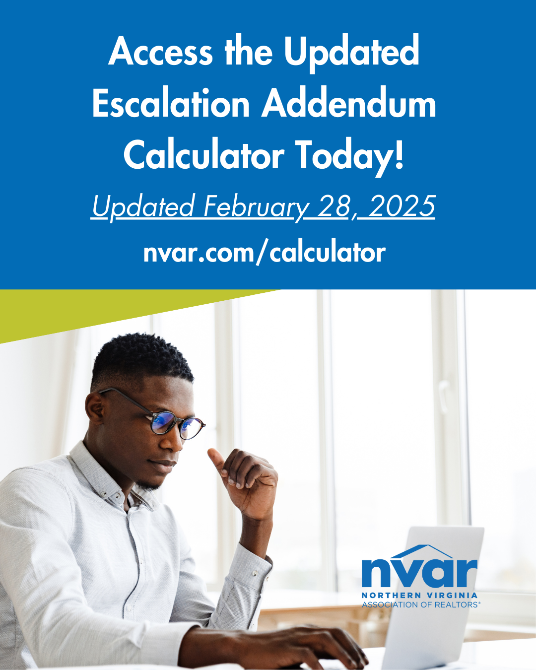 Access the Updated Escalation Addendum Calculator - Image