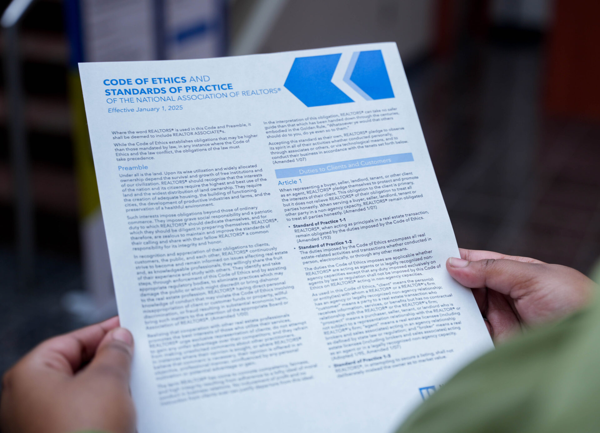Ethics at NVAR - Image